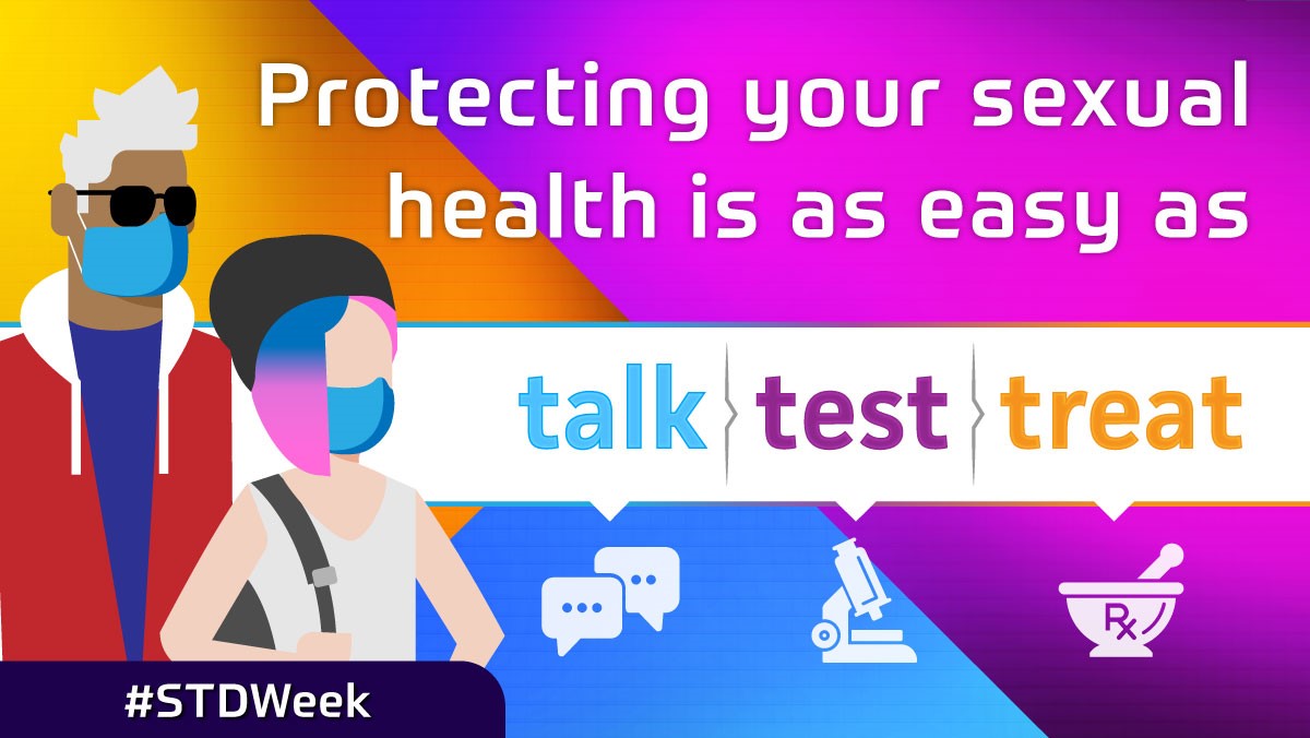Protecting your sexual health is as easy as talk, test, treat