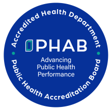 PHAB seal for accredited health departments