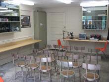 Small classroom at the Osprey Aquatic Lab.