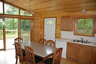 Pine Grove Cabin kitchen.