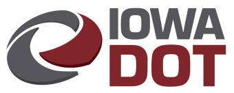 Iowa DOT logo.