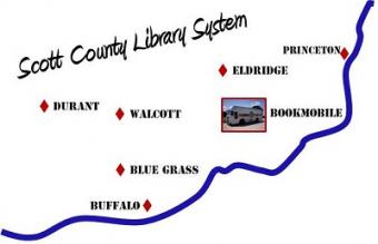 This is a picture of the Scott County Library System Service Area