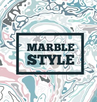 colorful background with the words marble style
