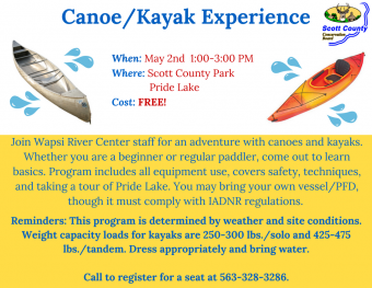 flyer with event information