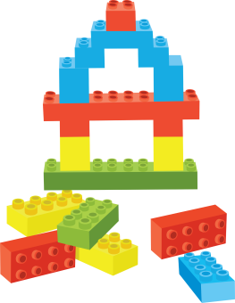 stack of LEGO bricks