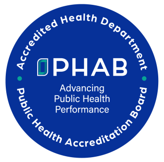 PHAB seal for accredited health departments