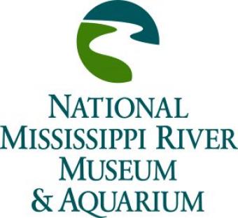 logo for national mississippi river museum & aquarium