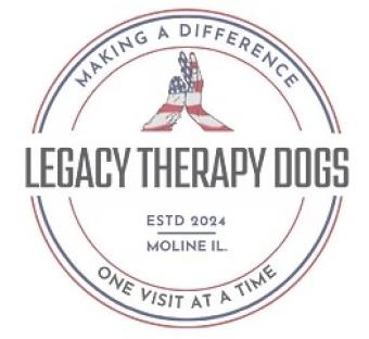 logo for legacy therapy dogs