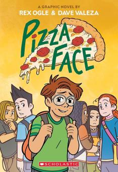 the cover of the graphic novel pizza face by rex ogle