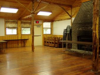 Inside view of Redtail Lodge.