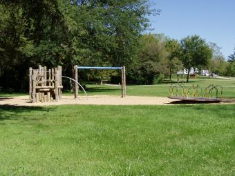 Playground area next to Wilderness Campground.