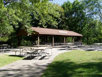 Inidian Hills picnic shelter.