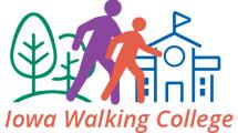 Iowa Walking College logo.
